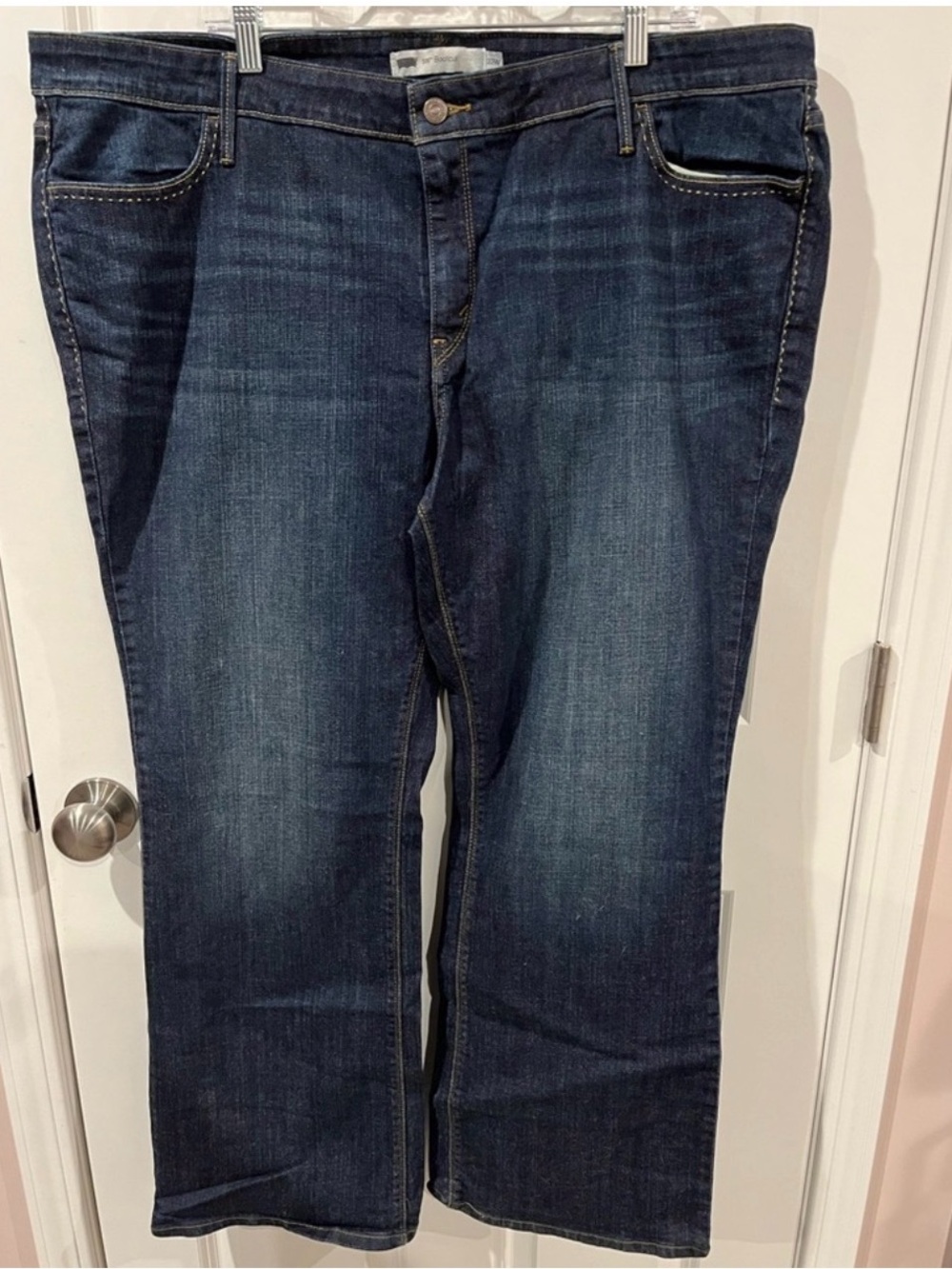 Levi’s 590 Dark Blue Bootcut Jeans Size 22W